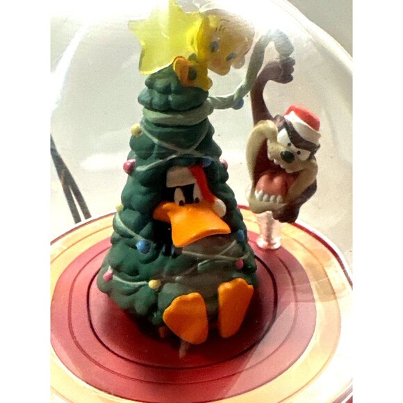 1997 Hallmark Keepsake Ornament Taz Looney Tunes Christmas Light Motion Vintage - Picture 6 of 11